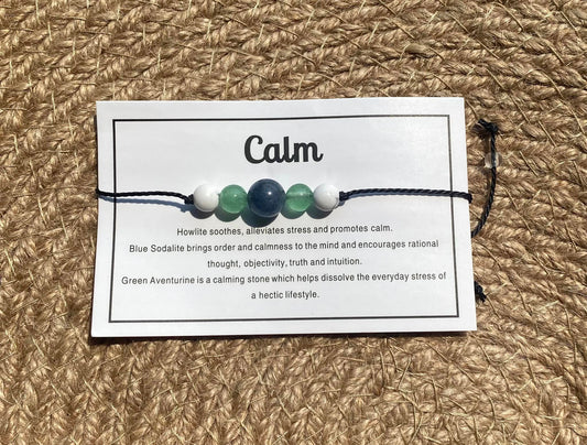 Heal & Relax Stone Bracelet -- CALM