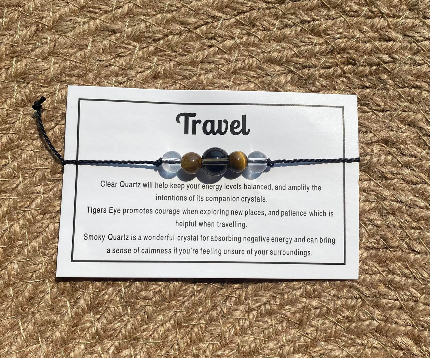 Heal & Relax Stone Bracelet -- TRAVEL